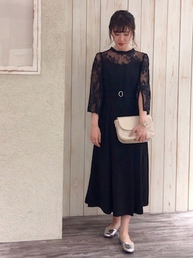 「二次会」｜「アイテム（その他）」を使った、meaningさん（レディース・157cm）の秋コーディネート