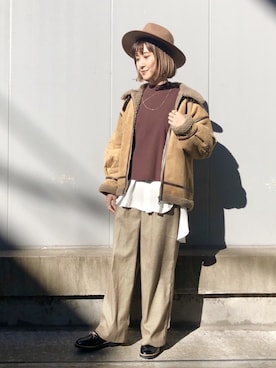 meaningさん（レディース・157cm）の冬コーディネート