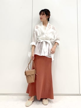 「ミニショルダー」｜「アイテム（その他）」を使った、meaningさん（レディース・157cm）の春コーディネート