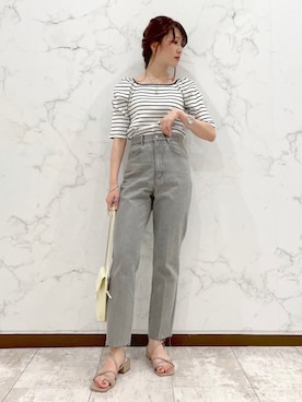 「パワショル」｜「アイテム（その他）」を使った、meaningさん（レディース・157cm）の春コーディネート