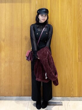 「Accessorize（アクセサライズ）のアイテム」を使った、Chun💚さん（レディース・155cm）の冬コーディネート