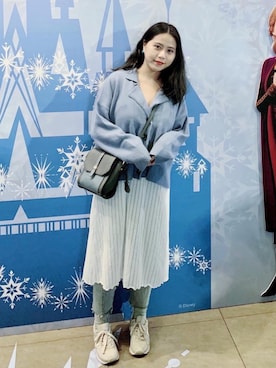 「movieday」｜Chun💚さん（レディース・155cm）の冬コーディネート