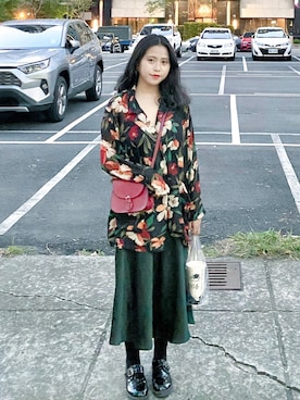「hot」｜Chun💚さん（レディース・155cm）の春コーディネート