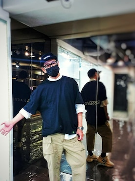 「S.ESSENTIALS（エスエッセンシャルズ）のアイテム」を使った、mdrz1128さん（メンズ・170cm）の冬コーディネート