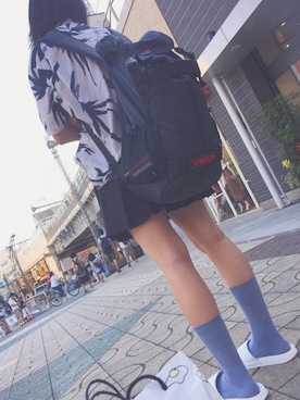 「VISION（ヴィジョン）のアイテム（バッグ）」を使った、キラさん（レディース・162cm）の夏コーディネート