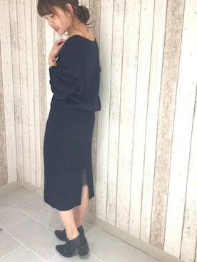 UNRELISH　OFFICIALさん（レディース・155cm）の冬コーディネート