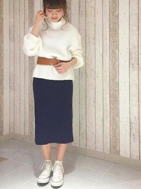 UNRELISH　OFFICIALさん（レディース・155cm）の冬コーディネート