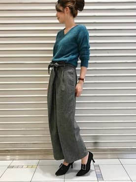 「フェザーヤーン」｜UNRELISH　OFFICIALさん（レディース・164cm）の秋コーディネート