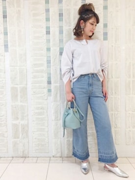 「UNRELISH（アンレリッシュ）のアイテム」を使った、UNRELISH　OFFICIALさん（レディース・167cm）の春コーディネート