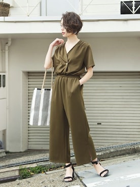 「カシュクール」｜「アイテム（チュニック）」を使った、UNRELISH　OFFICIALさん（レディース・159cm）の夏コーディネート
