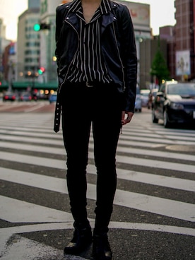 「CLANE（クラネ）のアイテム（その他パンツ）」を使った、ikuokuotiak さん（メンズ・170cm）の秋コーディネート
