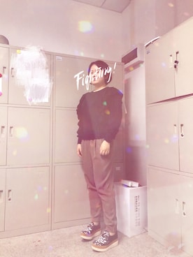 「Millie'sのアイテム」を使った、拉拉laalaaさん（レディース・162cm）の春コーディネート