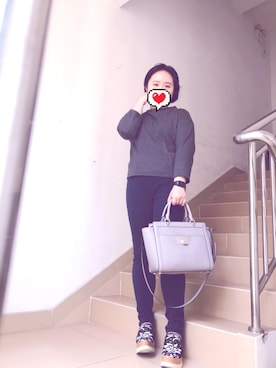 「Millie'sのアイテム」を使った、拉拉laalaaさん（レディース・162cm）の春コーディネート