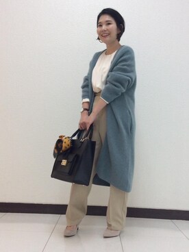 ルクールブラン横浜ジョイナス店スタッフさん(レディース・153cm)の秋コーディネート