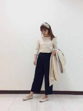 ルクールブラン横浜ジョイナス店スタッフさん（レディース・156cm）の春コーディネート