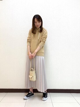 ルクールブラン横浜ジョイナス店スタッフさん（レディース・161cm）の春コーディネート
