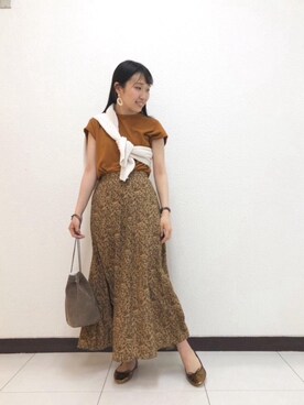 ルクールブラン横浜ジョイナス店スタッフさん(レディース・156cm)の春コーディネート