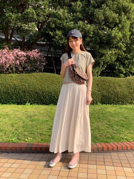 ルクールブラン横浜ジョイナス店スタッフさん(レディース・161cm)の春コーディネート