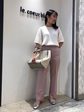 ルクールブラン横浜ジョイナス店スタッフさん(レディース・156cm)の春コーディネート