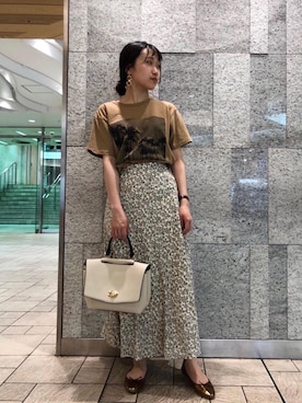 ルクールブラン横浜ジョイナス店スタッフさん（レディース・156cm）の春コーディネート