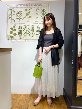 ルクールブラン横浜ジョイナス店スタッフさん(レディース・161cm)の夏コーディネート