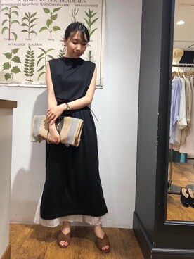 ルクールブラン横浜ジョイナス店スタッフさん(レディース・156cm)の夏コーディネート