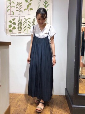 ルクールブラン横浜ジョイナス店スタッフさん(レディース・156cm)の夏コーディネート