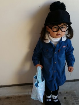 a-taさん（キッズ・100cm）の冬コーディネート
