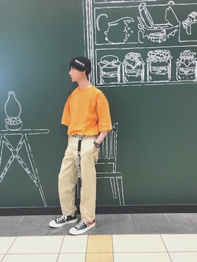 「肌ウーノ」｜TTY®︎さん（メンズ・174cm）の春コーディネート