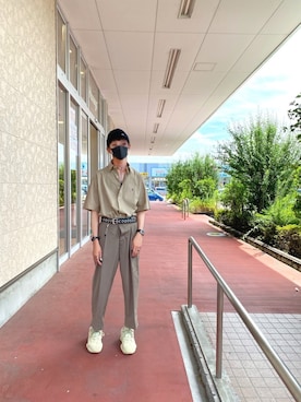 「OY（オーワイ）のアイテム（帽子）」を使った、TTY®︎さん（メンズ・174cm）の夏コーディネート