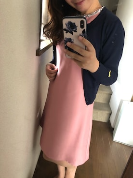 「Chesty（チェスティー）のアイテム（ワンピース/ドレス）」を使った、saya_ruruさん（レディース・155cm）の秋コーディネート