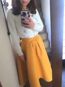 「Chesty（チェスティー）のアイテム（トップス）」を使った、saya_ruruさん（レディース・155cm）の冬コーディネート