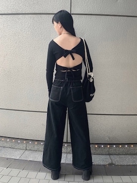 「SpRay（スプレイ）のアイテム（パンツ）」を使った、FIG&VIPER_HIKARIさん（レディース・165cm）の秋コーディネート