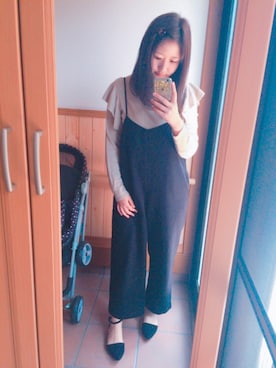 「LOWRYS FARM（ローリーズファーム）のセパレートパンプス　714388（パンプス）」を使った、☺︎さん（レディース・160cm）の春コーディネート