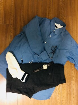 メガネさん（メンズ・170cm）の夏コーディネート