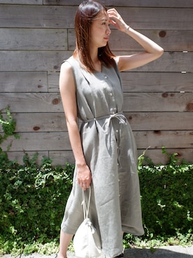 「Sheson（シーズン）のアイテム（ワンピース/ドレス）」を使った、noree829 さん（レディース・171cm）の夏コーディネート