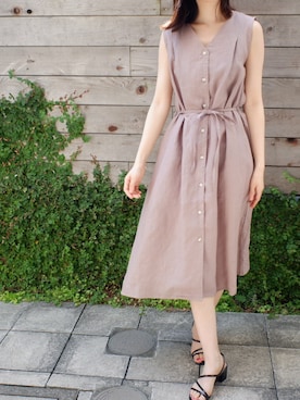 「Sheson（シーズン）のアイテム（ワンピース/ドレス）」を使った、noree829 さん（レディース・170cm）の夏コーディネート
