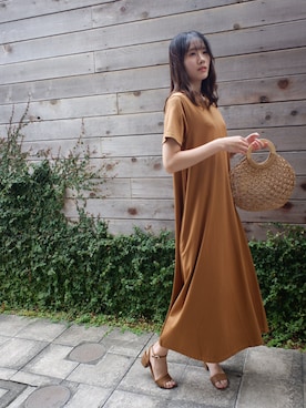 「Sheson（シーズン）のアイテム（ワンピース/ドレス）」を使った、noree829 さん（レディース・168cm）の夏コーディネート