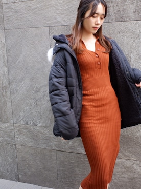 「Abercrombie&Fitch（アバークロンビーアンドフィッチ）のアイテム（ジャケット/アウター）」を使った、noree829 さん（レディース・169cm）の秋コーディネート