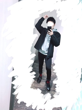 「シンプルおしゃれが好き」｜「アイテム（その他アウター）」を使った、ちゃんぽんさん（メンズ・161cm）の秋コーディネート