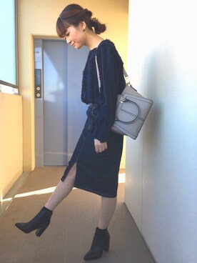 りおさん（レディース・159cm）の秋コーディネート