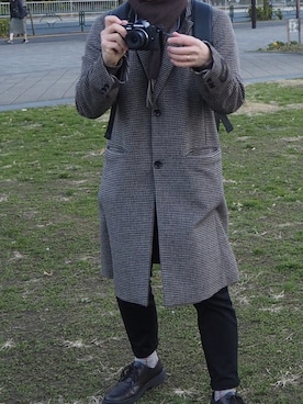 「BERING（ベーリング）のアイテム」を使った、KEMGOさん（メンズ・158cm）の冬コーディネート