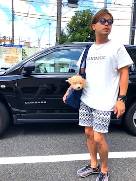 「ガラパン」｜「アイテム（その他）」を使った、ワッチャオ＝パッタイさん（メンズ・167cm）の夏コーディネート
