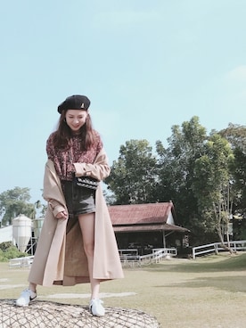 「Sunnyday」｜「アイテム（ジャケット/アウター）」を使った、Funnyさん（レディース・158cm）の冬コーディネート