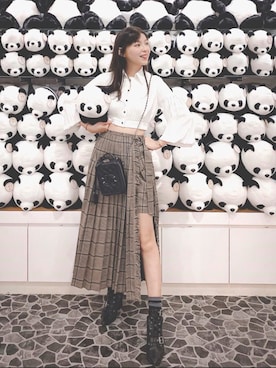 「TAIPEI」｜「アイテム（雑貨/ホビー）」を使った、Funnyさん（レディース・158cm）の冬コーディネート
