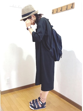 「Factor=（ファクターイコール）のアイテム（ワンピース/ドレス）」を使った、あゆさん（レディース・157cm）の夏コーディネート