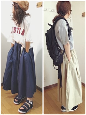 あゆさん（レディース・157cm）の夏コーディネート