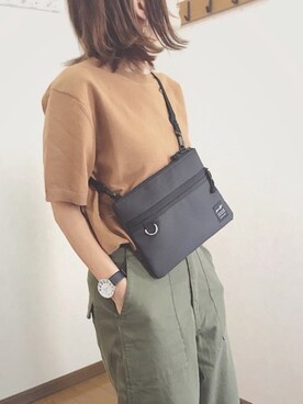 「GRL（グレイル）のアイテム（ピアス（両耳用））」を使った、あゆさん（レディース・157cm）の春コーディネート