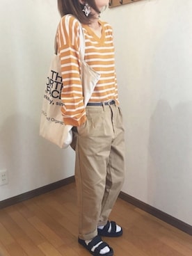 「panasea（パナシア）のアイテム」を使った、あゆさん（レディース・157cm）の春コーディネート