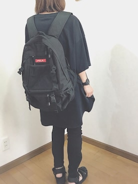 「ENVYM（アンビー）のアイテム（ジャージ）」を使った、あゆさん（レディース・157cm）の夏コーディネート